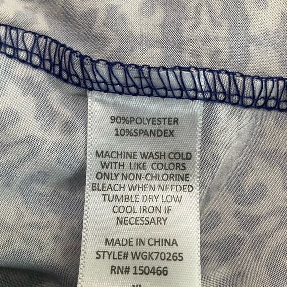 Market & Spruce Women’s Maxi Dress Geometric Blue White Size XL NWT - Picture 10 of 12